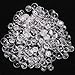 BetterJonny 100 Sets Clear KAM Snaps, Size 20 T5 Resin Plastic Snaps Buttons Fasteners Punch Poppers for Clothing Crafts