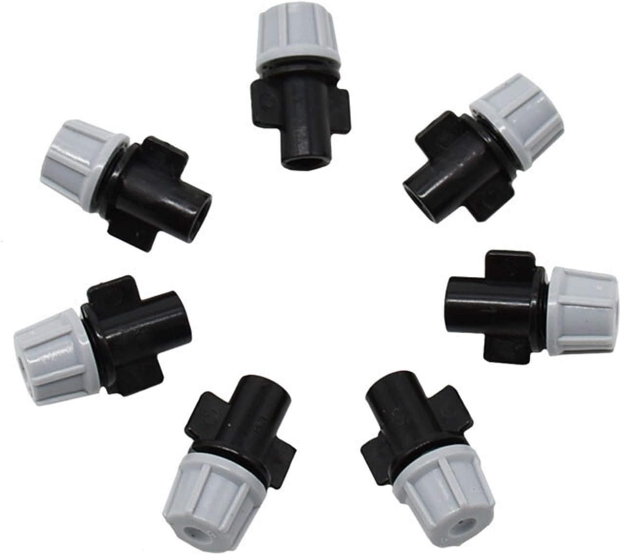 Gardening Irrigation Dripper Garden Irrigation Atomizing Nozzle Drippers Misting System Nozzle Water Mist Sprinkler Nozzles for Cooling Adapter 150pcs