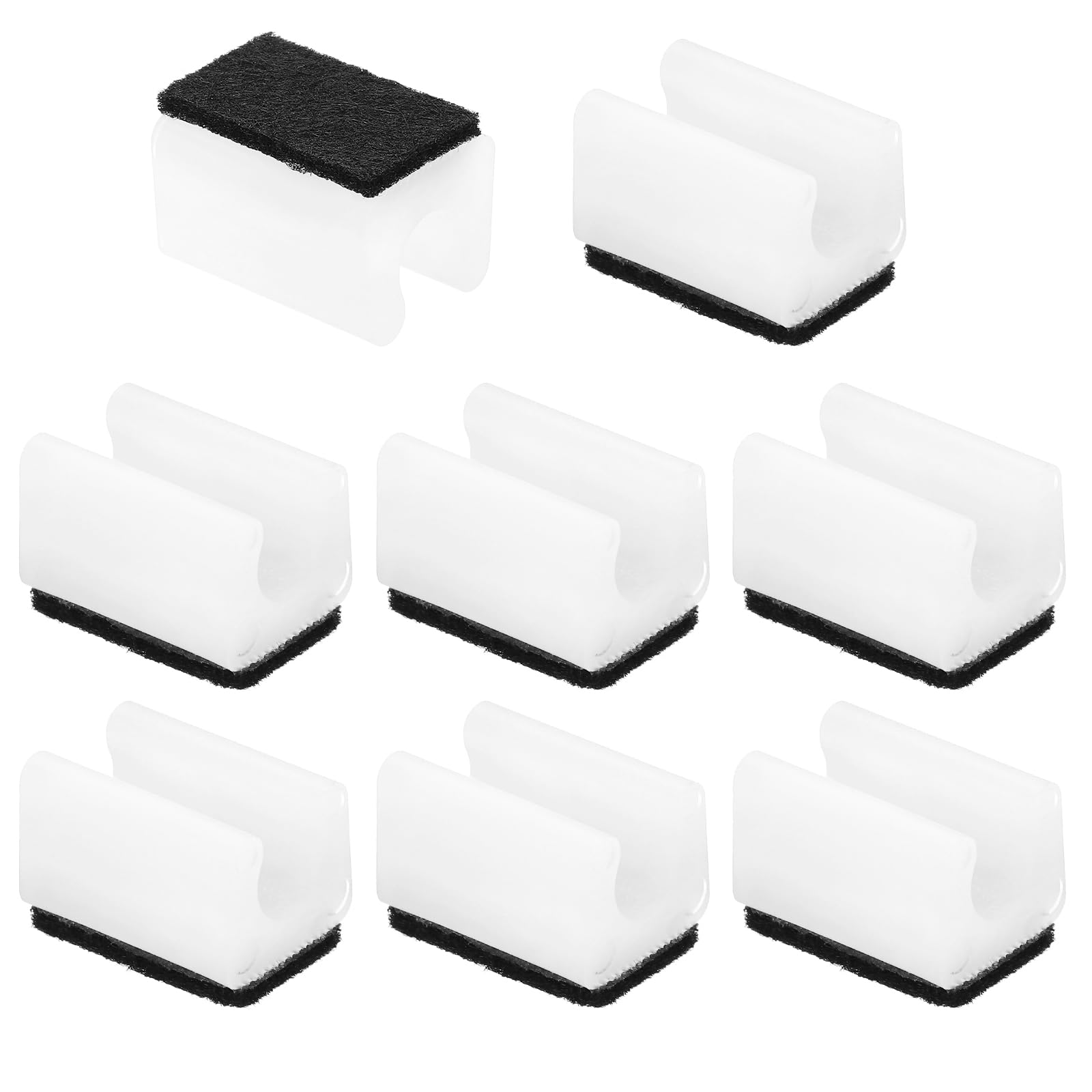 PATIKIL 8pcs Rectangle Chair Leg Cover with Felt Pad