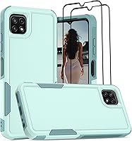 Vista 64 de Jeylly Funda para Samsung Galaxy A23, Galaxy A13 4G/5G/A23 5G/A04/A04s Funda de absorción de golpes híbrida TPU antiarañazos resistente cubierta