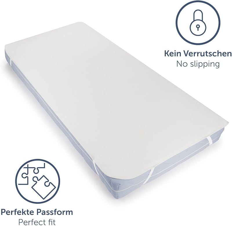 Blumtal Premium Molton Matracvédő 120x200cm, 100% Pamut, Lélegző Matracalátét