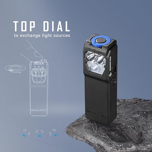 Miniatura 5 de IMALENT GR36 EDC - Linterna con clip, recargable de 2800 lúmenes con luz triple tipo C, luz flash de bolsillo para leer, ciclismo, exterior o