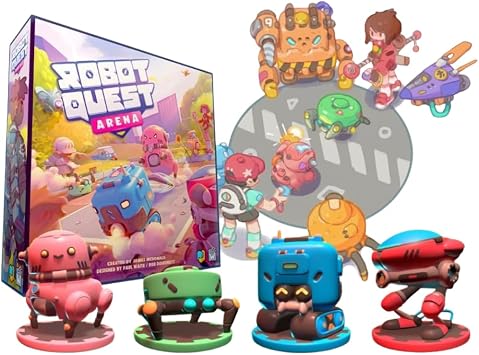 Wise Wizard Games: Robot Quest Arena Deckbuilding Board Game