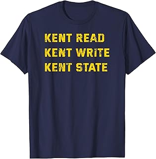 University Apparel Kent Read, Kent Write, Kent State T-Shirt