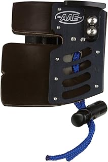 Arizona Archery Enterprises Cavalier Cordovan RH Elite Tab, Black, Large