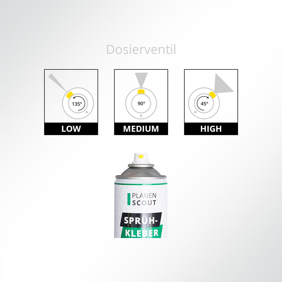 Sprühkleber mit Dosierventil Schaumstoffkleber Kontaktkleber für Polsterarbeiten und Akustikschaum 500ml