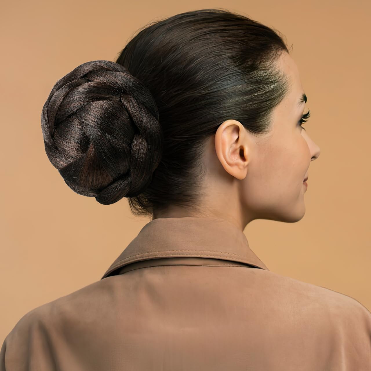 POPETPOP Fake Hair Bun Wig Bun, Hair Chignon Braided Bun Womens piece for Women Girls Party Wedding Dancing Costume Accessory Bun