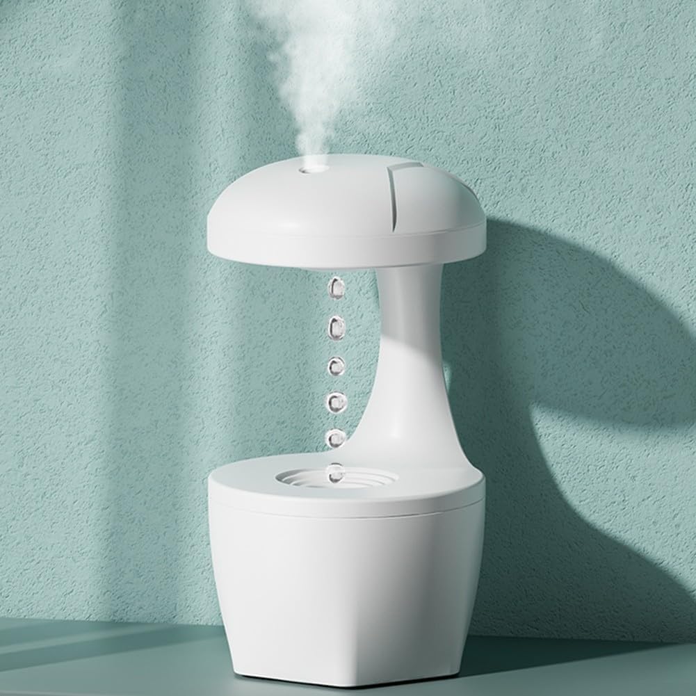per Uso Domestico Umidificatore USB a Nebbia Fredda for Camera da Letto Umidificatore antigravità con Gocce d'Acqua