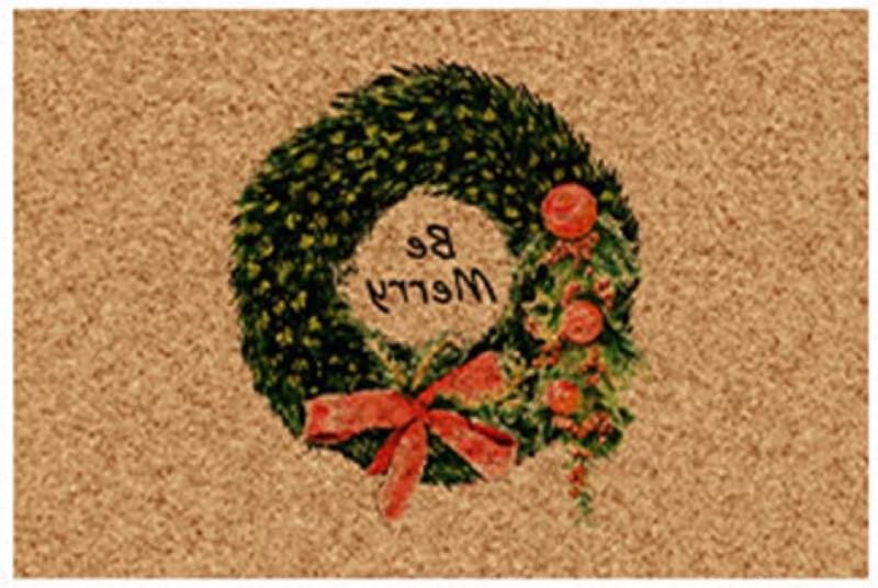 Tapete Porta Natal NATSUNO - Design Gatos 43x76cm Para Entrada