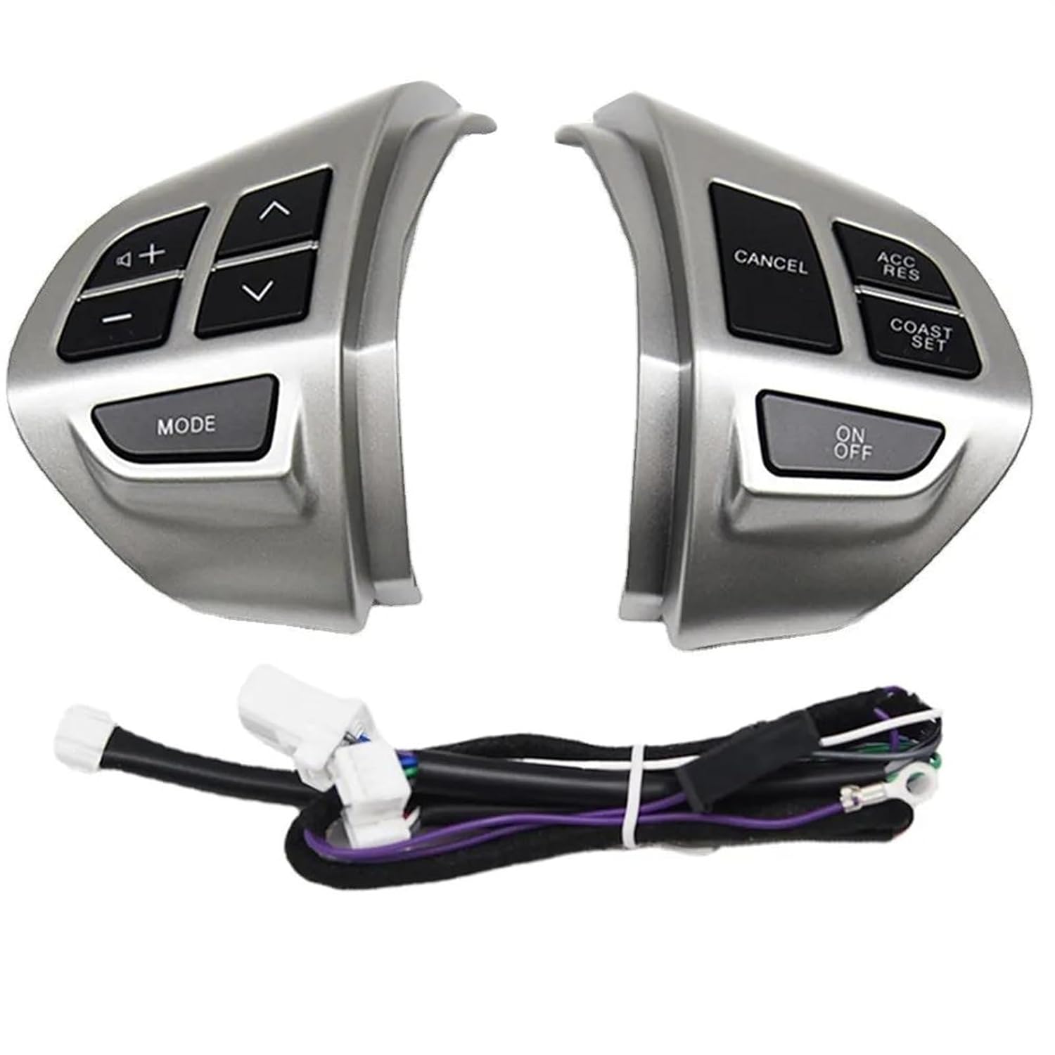 Cruise Control Button for Mitsubishi for ASX for Outlander XL 2007-2012 Car Cruise Control Switch Steering Wheel Buttons Accessories (Set/2)