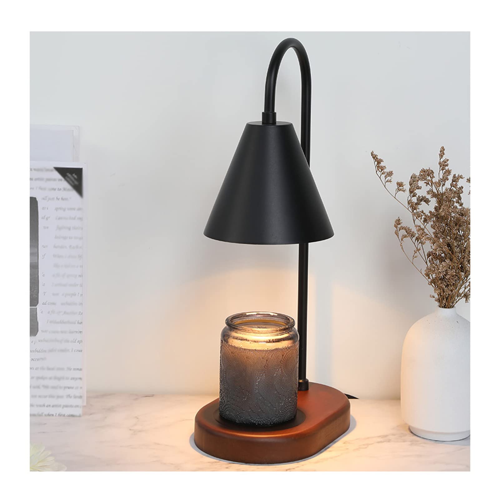 Lampa Do Podgrzewania Wosku świec, ściemniana świeca Do Aromaterapii, Elektryczny Topielnik Do świec Kompatybilny Z Małymi I Dużymi świecami, Podgrzewacz Do Wosku Do Wystroju Domu(Color:A)