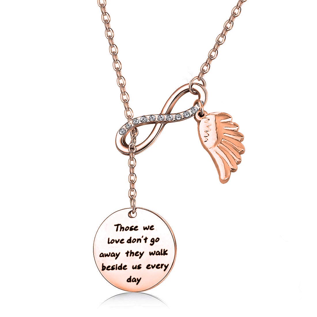 Zuo Bao Memorial Bracelet In Memory Of Dad Mom Sympathy Gift Those We Love Don't Go Away They Walk Beside Us Every Day Loss Jewelry for Her