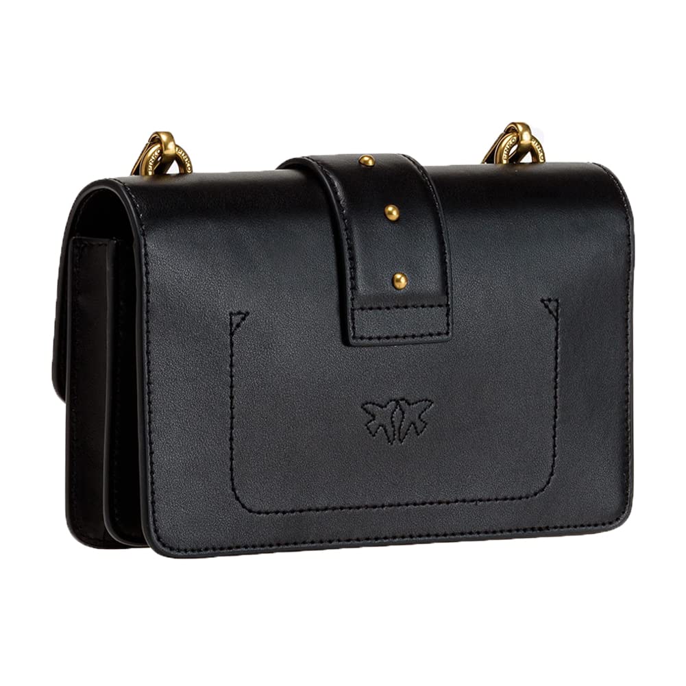 Bolsos Mujer CORREA Negro Bolso de hombro para mujer Negro Mini Love Bag Otoño Invierno 2022/23 100% Cuero 1P22TZ-Y5H7 Z99Q, Negro , Talla única
