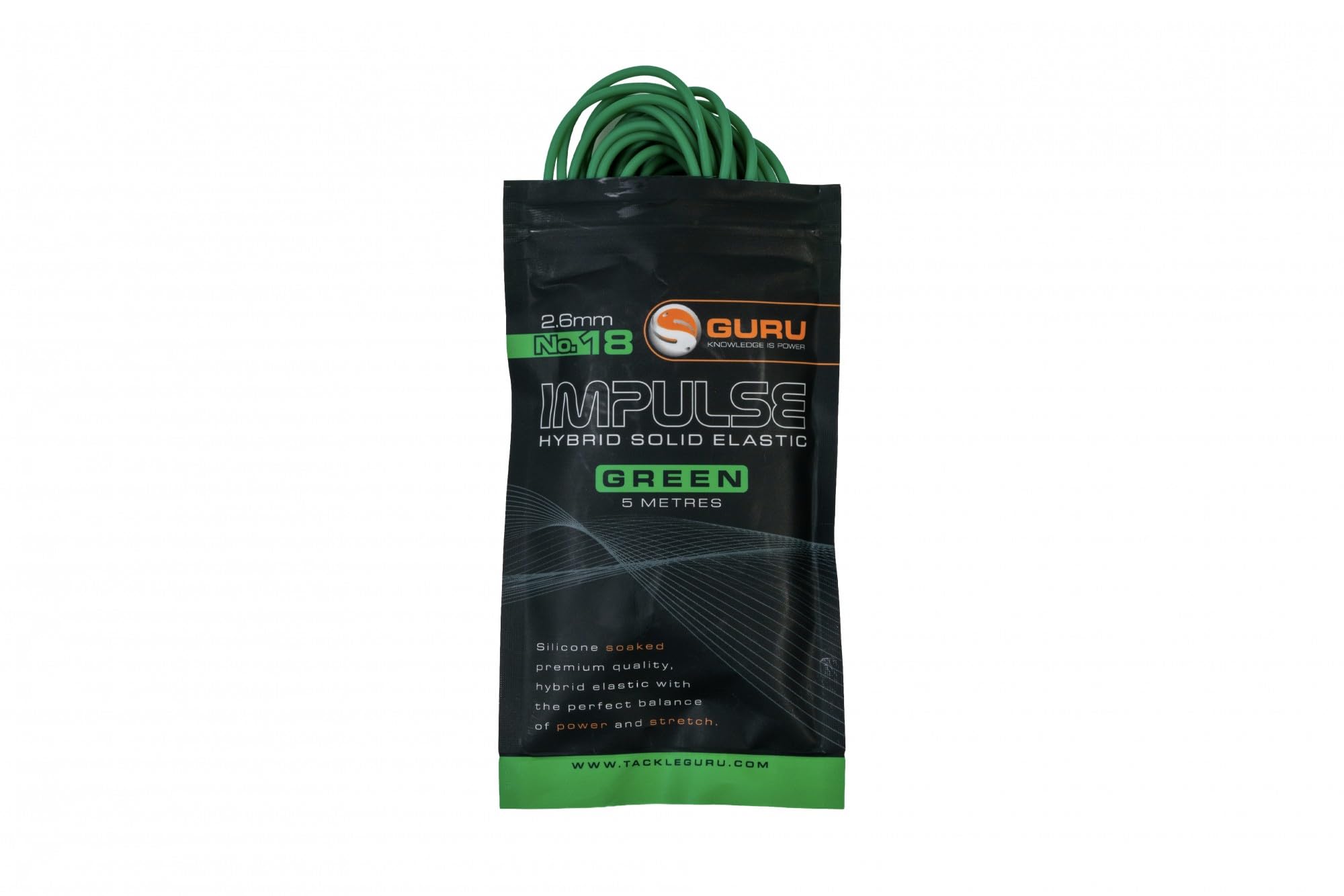 Guru Impulse Hybrid Solid Elastic 5m | 2.6mm Green | GNE013