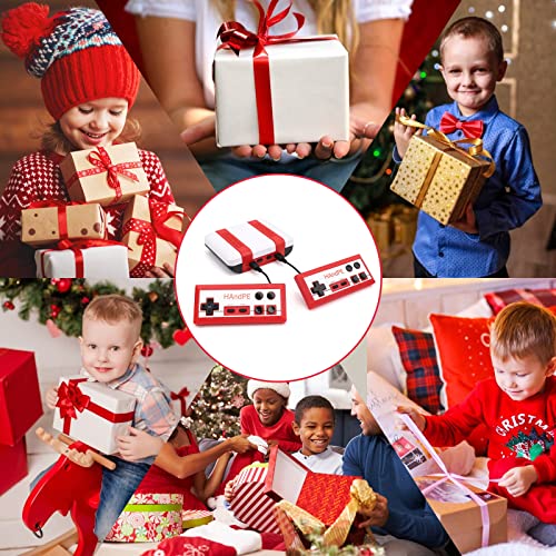 Handpe Full Mini Retro Classic Video Games Console All In One Retro Game Console With Built In Games 620 Dual Nes Controllers Plug & Play Video Games Birthday Gift(Hdmi/Av)… #TOP6