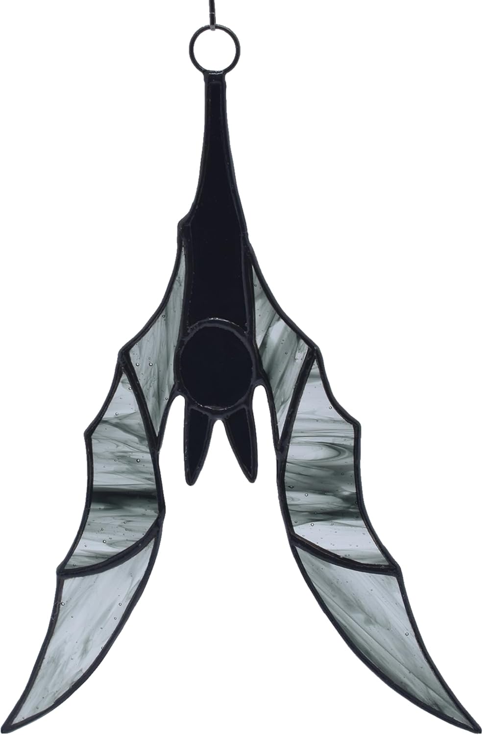 Bat Stained Glass Window Hangings,Suncathers, Larger Halloween Bat Ornaments Spooky Home Decoration