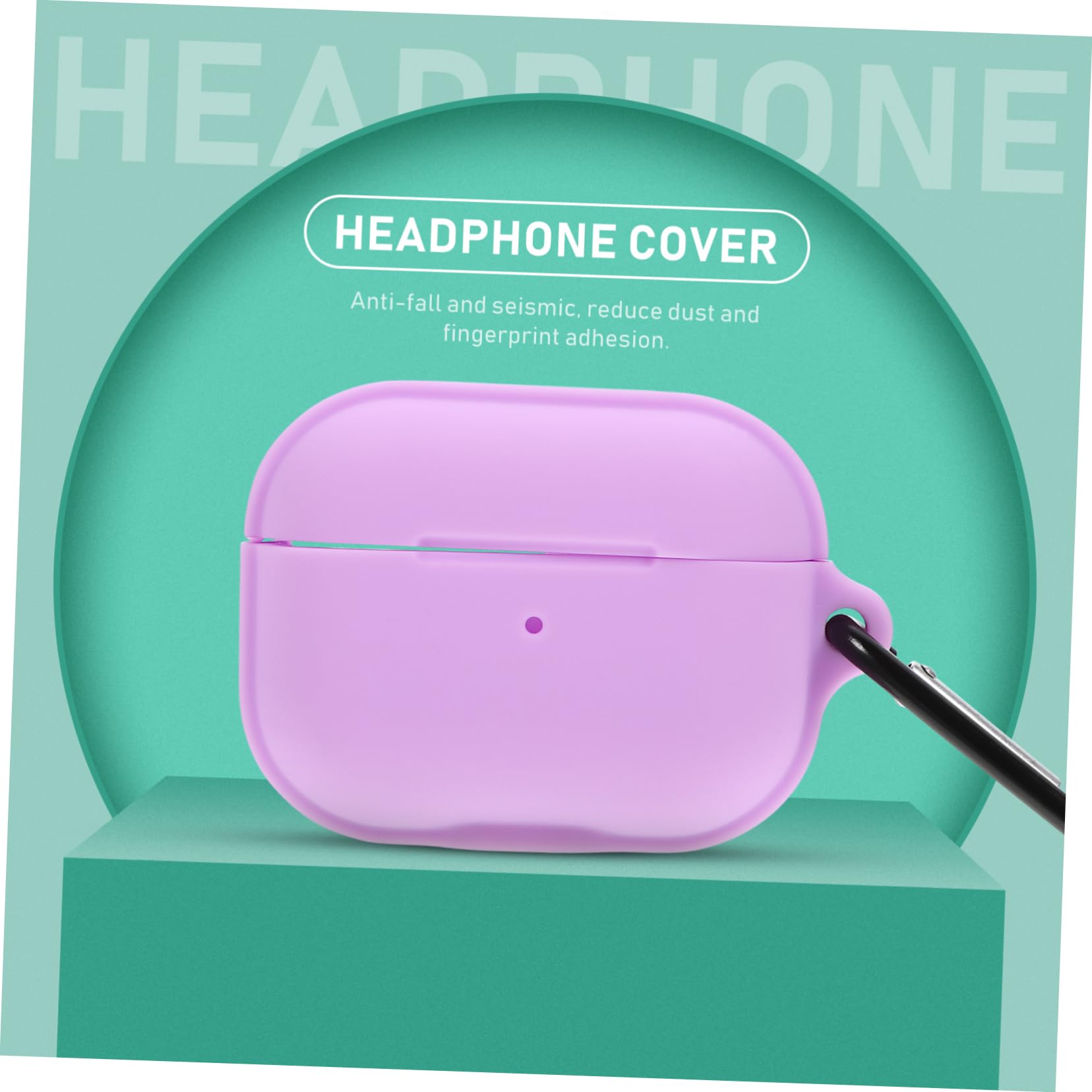HEMOTON 5 Fundas De Silicona para Auriculares Compatibles con Soporte Magnético Diseño Resistente Y Moderno.