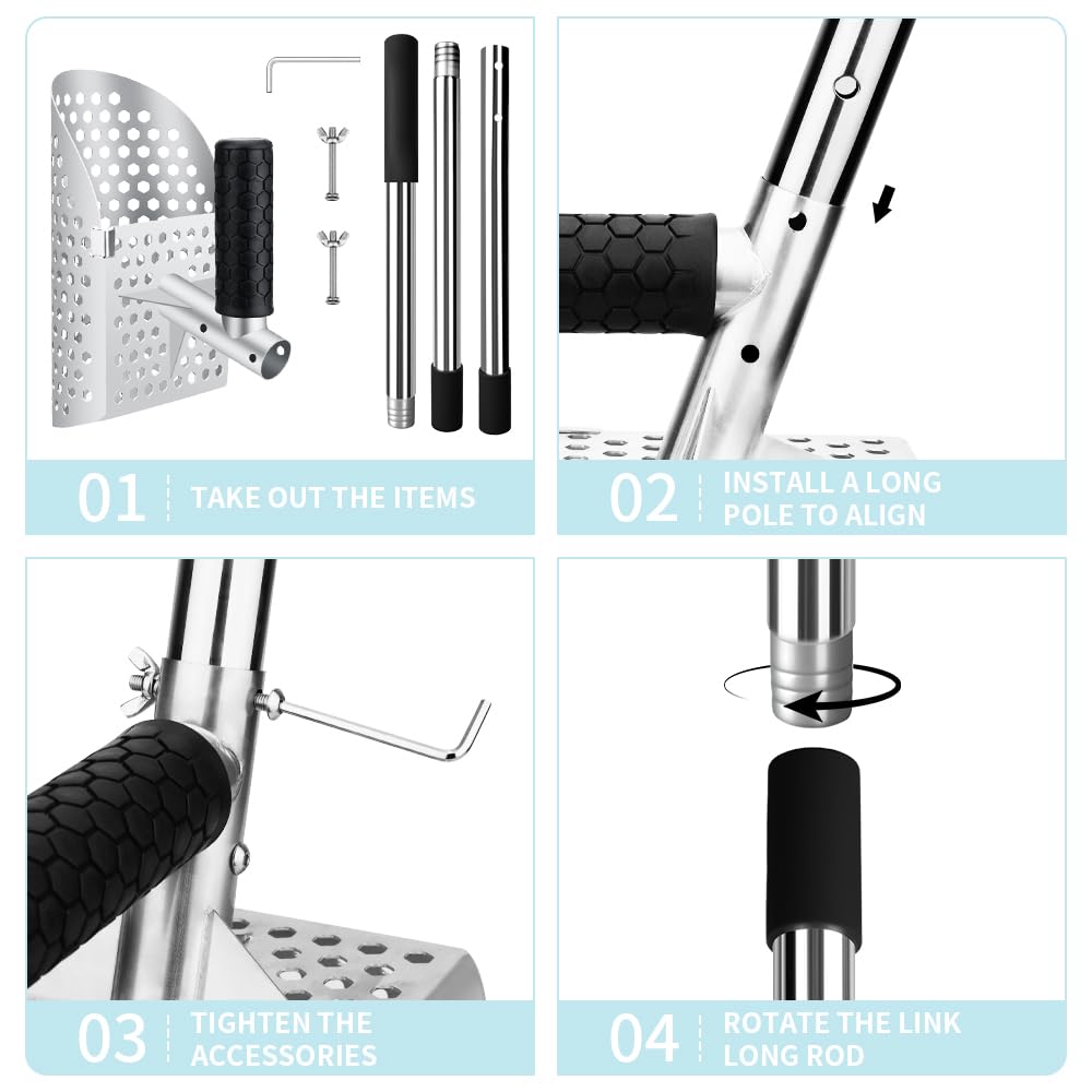 Pelle à sable robuste pour détection de métaux – Accessoires de creusement