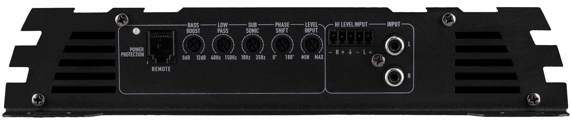 Crunch GPX750.1D - Amplificador para coche digital (1 canal, 750 W, ajuste de volumen/bajos/agudos, adecuado para (marca de automóvil): Univer