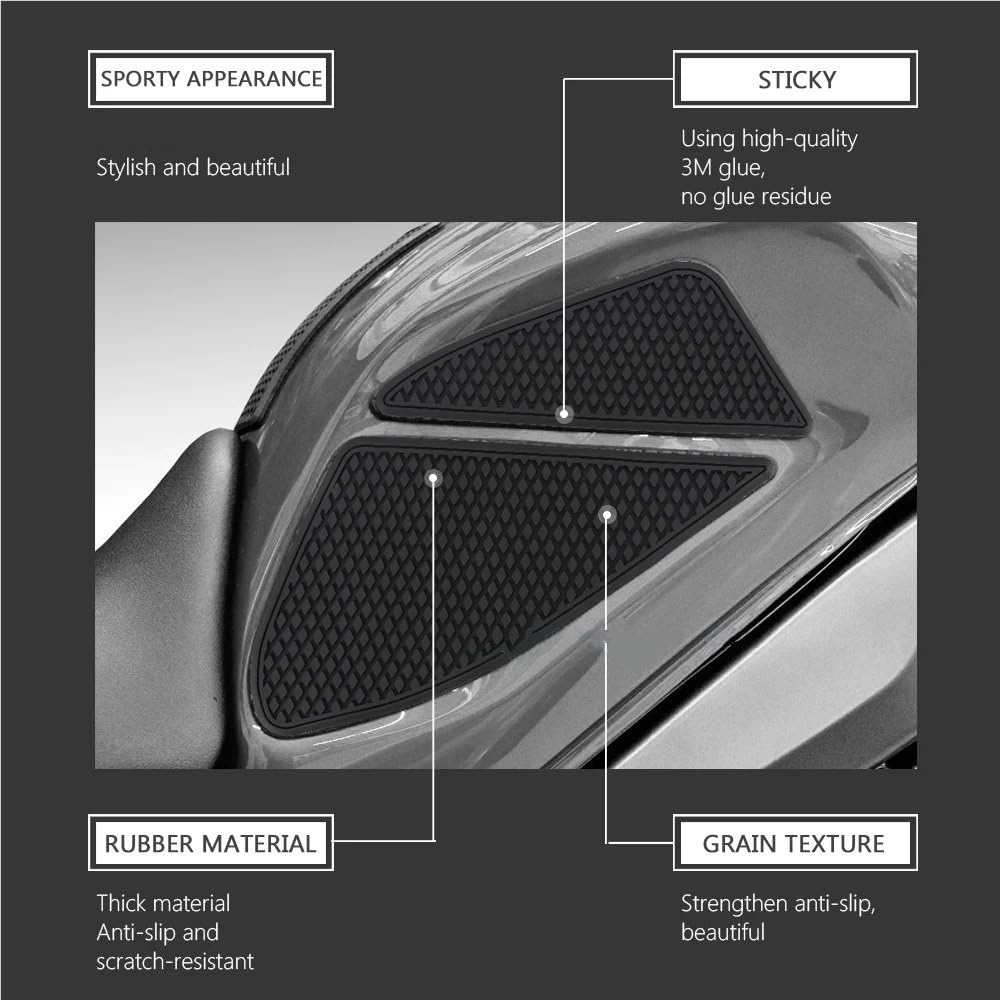 Paraserbatoio per Moto per MT-09 MT 09 MT09 FZ-09 FZ09 FZ 2021-Side Serbatoio Carburante Pad Serbatoio Carburante Pad Olio Ginocchiera(Set)