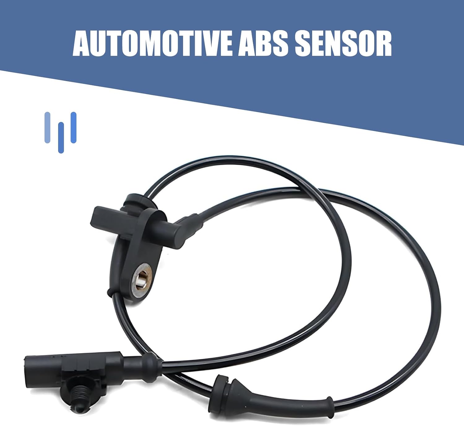 1 PC Car Wheel Speed Sensor, Replacement OEM #3630050U2010 Left Rear Wheel Accessories, Flange Installation ABS Anti-Lock Brake Wheel Speed Sensor, Compatible with Heyue Cars (Black)