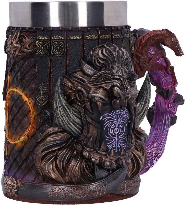 Nemesis Now Elden Ring Starscourge Radahn Tankard, Resin, Official Elden Ring Beer Mug, Removable Stainless Steel Insert, Cast in The Finest Resin, Expertly Hand-Painted