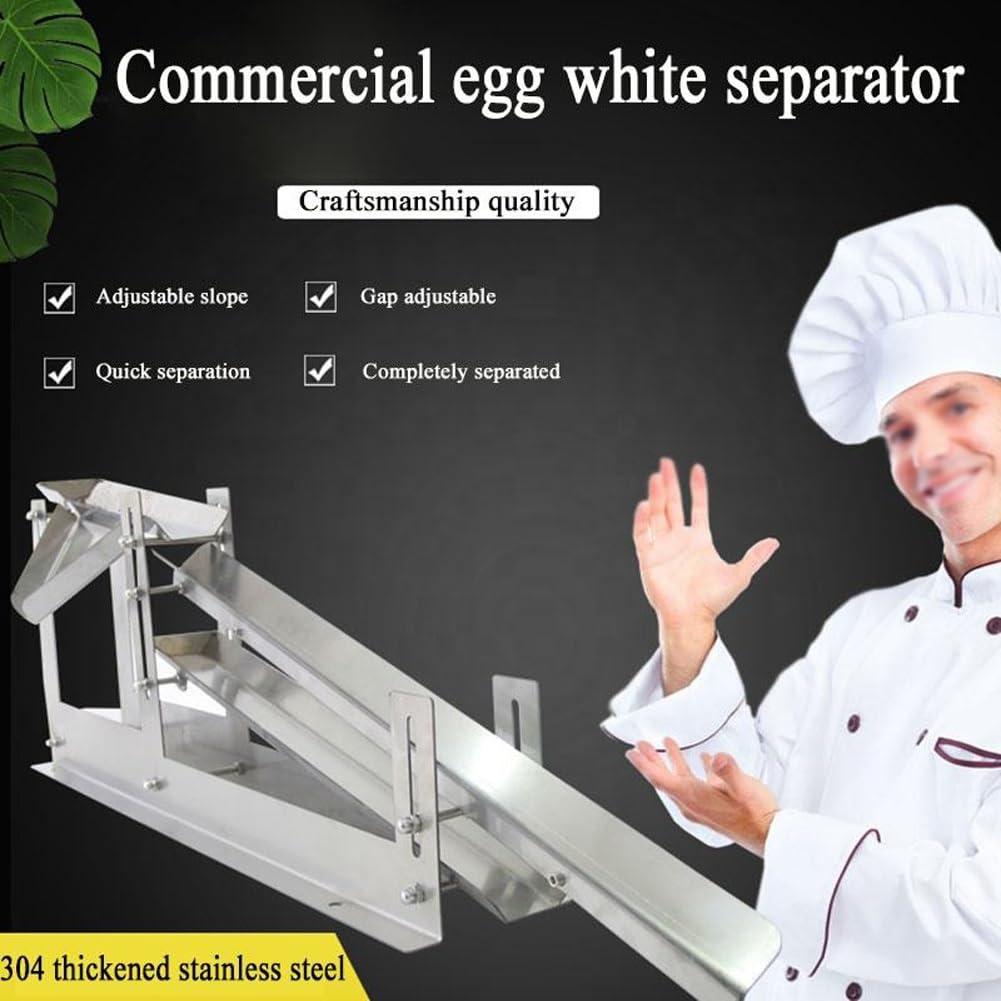 Eigelb-Trenner, Antihaft-Trenner, Edelstahl, verstellbare Höhe, effiziente Ausgabe für Bäckerei und Restaurant