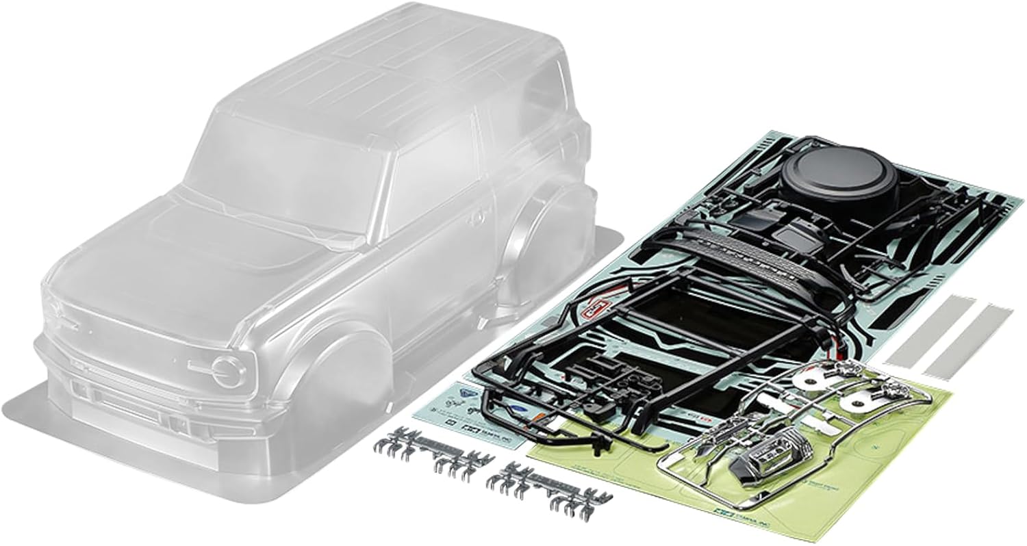 TAMIYA 1/10 Scale RC Ford Bronco 2021 Body Parts Set TAM51687 Electric Car/Truck Option Parts
