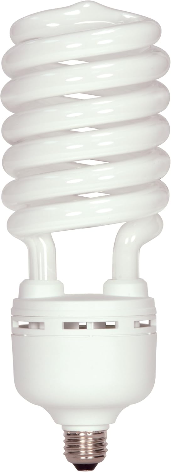 Satco S7375 105 Watt (400 Watt) 7000 Lumens Hi-Pro Spiral CFL Soft White 2700K Medium Base 120 Volt Light Bulb