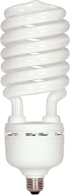 Satco S7375 105 Watt (400 Watt) 7000 Lumens Hi-Pro Spiral CFL Soft White 2700K Medium Base 120 Volt Light Bulb