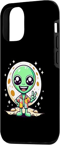 Miniatura 5 de iPhone 12 Pro Max Space Peaceful Alien Case