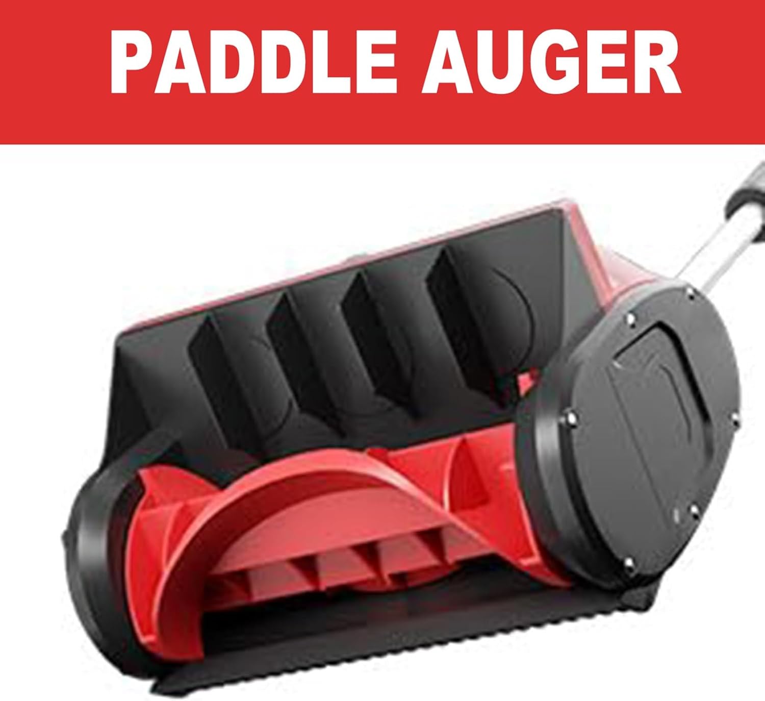 Cordless Snow Shovel,20V 12-Inch Battery Powered Snow Thrower, Battery Snow Blower with Directional Plate & Adjustable Front Handle (4-Ah Battery & Quick Charger Included),1battery