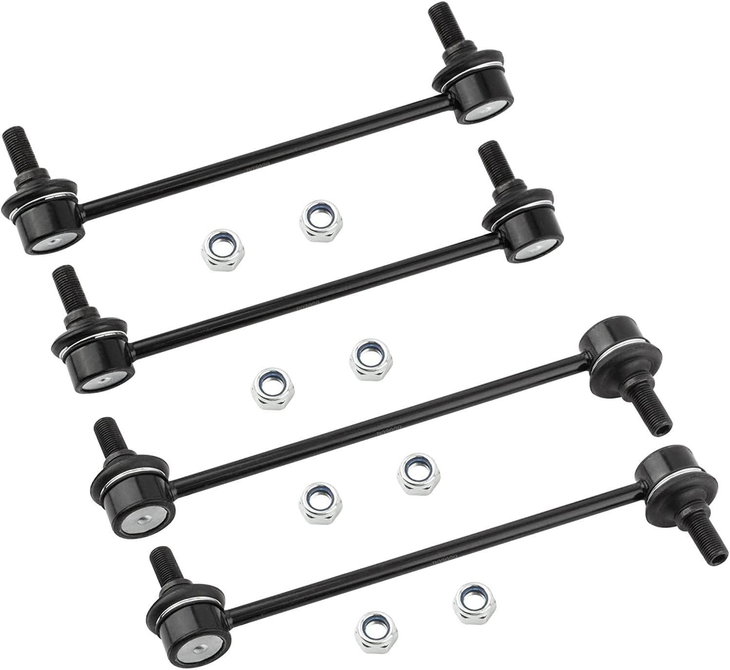 Pack of 4 Front & Rear Stabilizer Sway Bar End Links Driver and Passenger Side for Kia Sportage 2WD 2005-2010 Hyundai Tucson 2005-2009, K80510 K80511