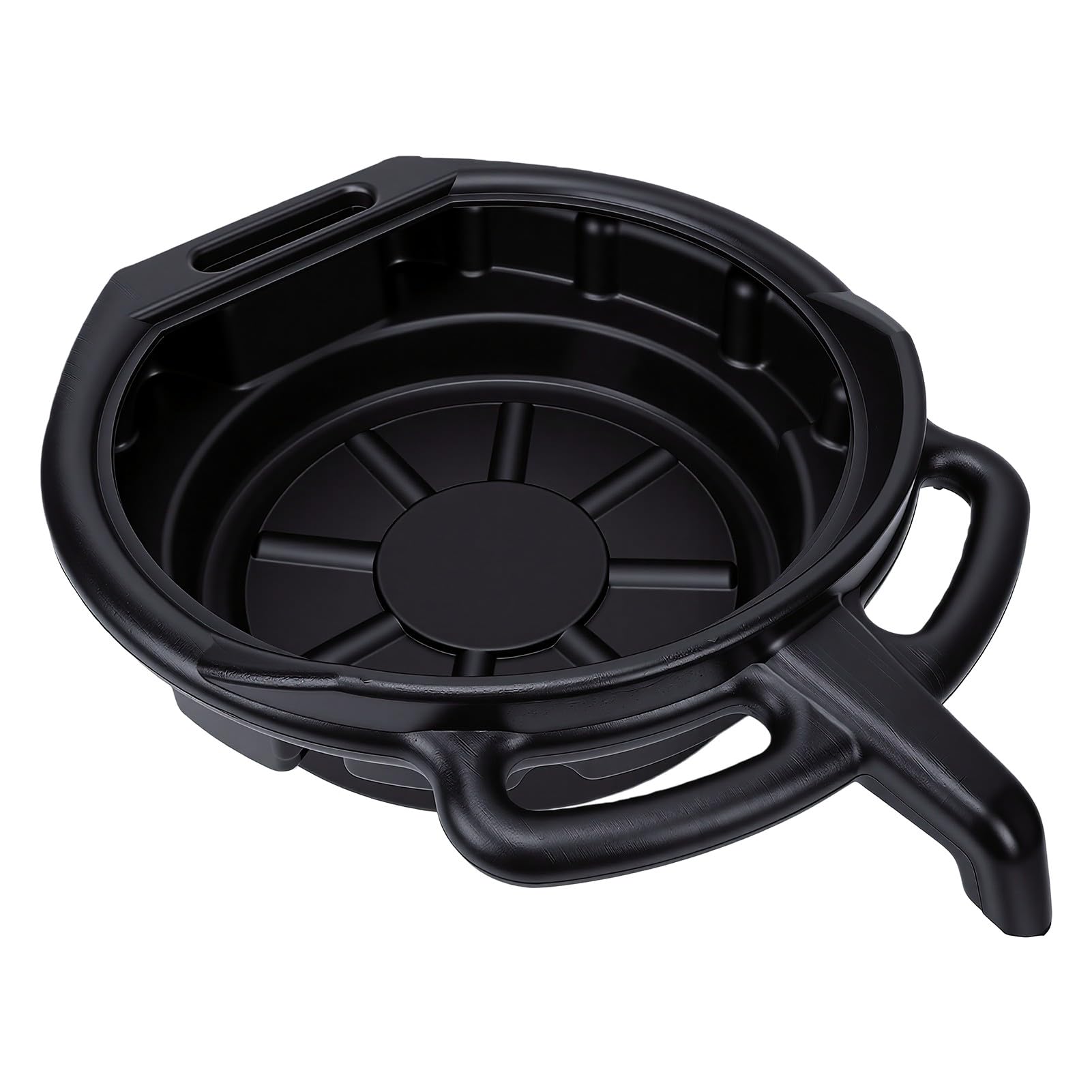 CHICIRIS Bandeja de Drenaje de Aceite de 15 litros, Recogedor de Goteo de Aceite Antisalpicaduras con Boquilla Vertedora para Coche, Motocicleta, Camión