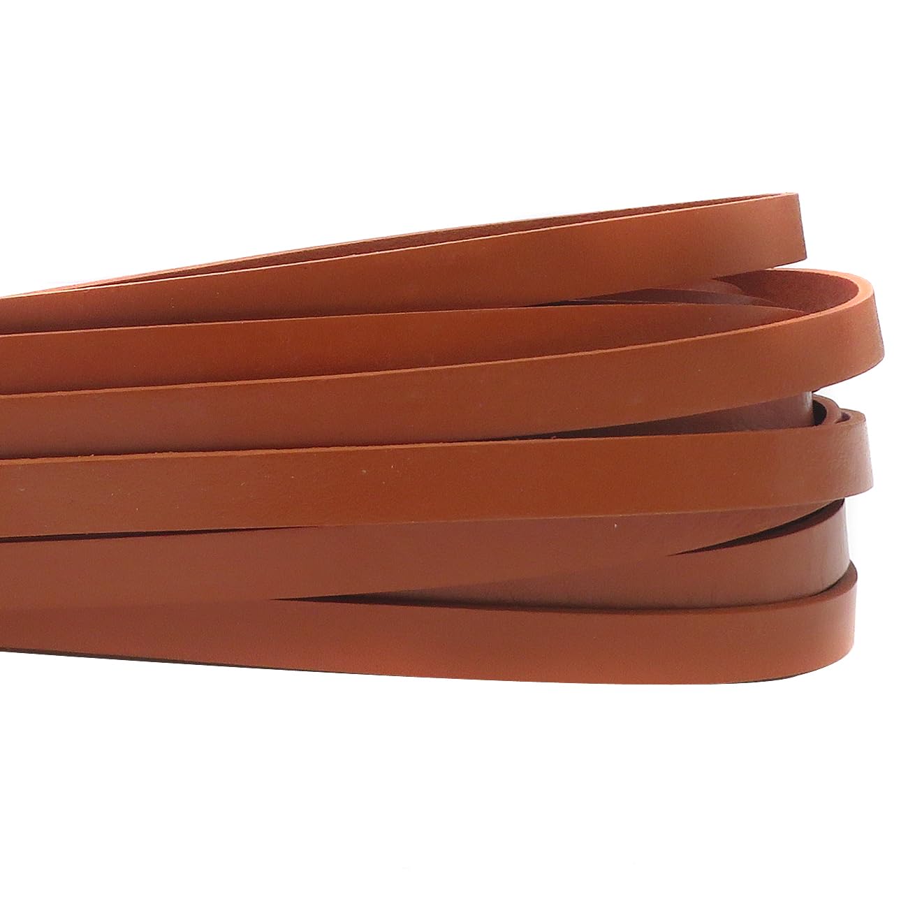 Cinturino In Pelle Piatto | Larghezza: 15 Mm; Spessore Circa 2 - Foto 2