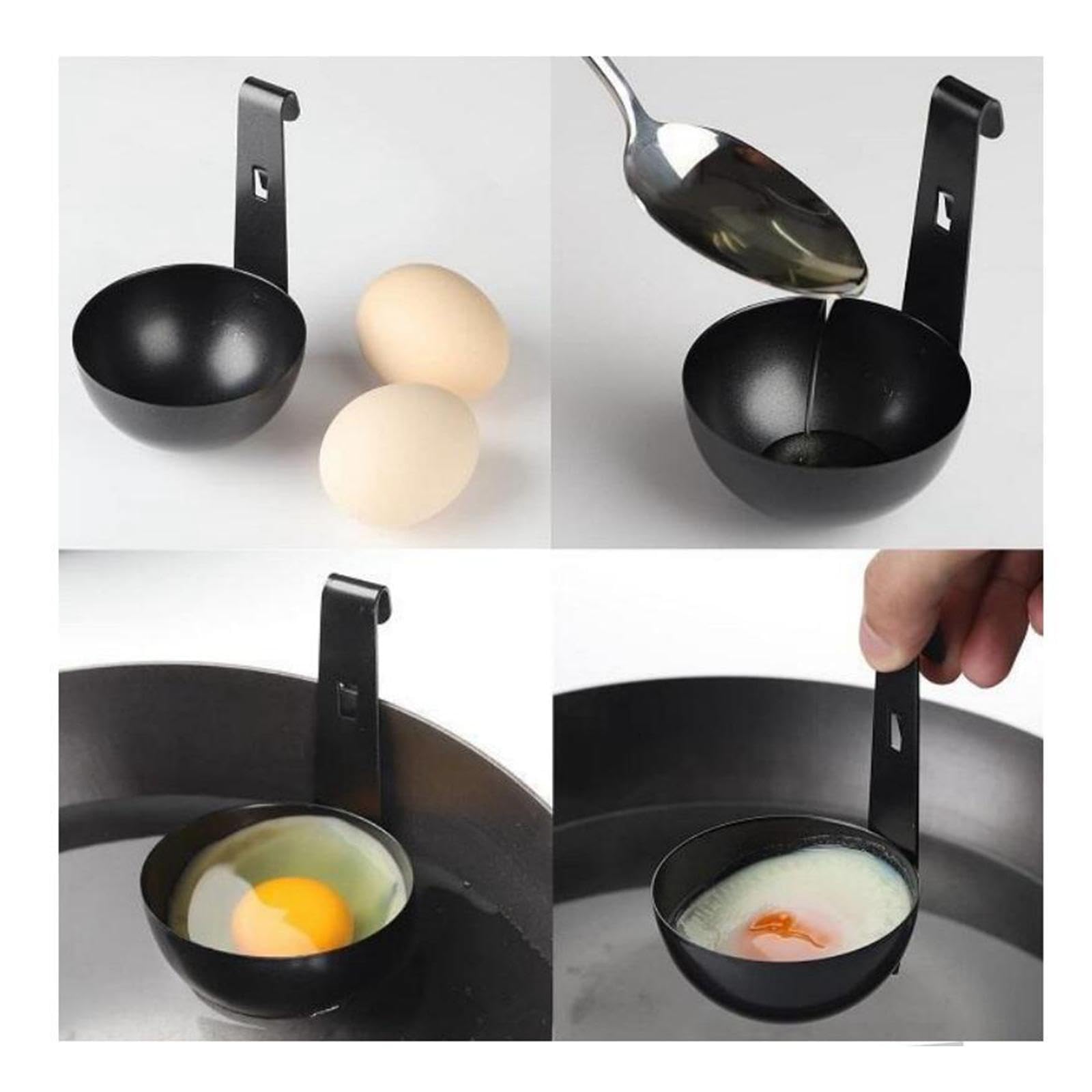 MERISHOPP™ Poached Egg Cooker Cooking Convenient Kitchen Accessories Egg Boiling Holder 2