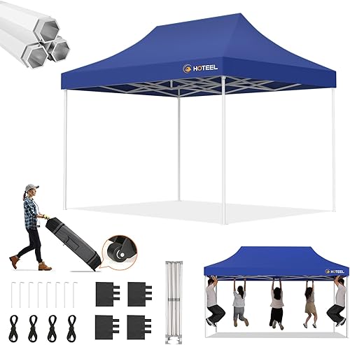 Miniatura 9 de Tienda de campaña de playa JUDVX - Tienda de campaña portátil con 4 postes y 8 sacos de arena para playa, campamento, patio trasero, picnic, 11 x 10