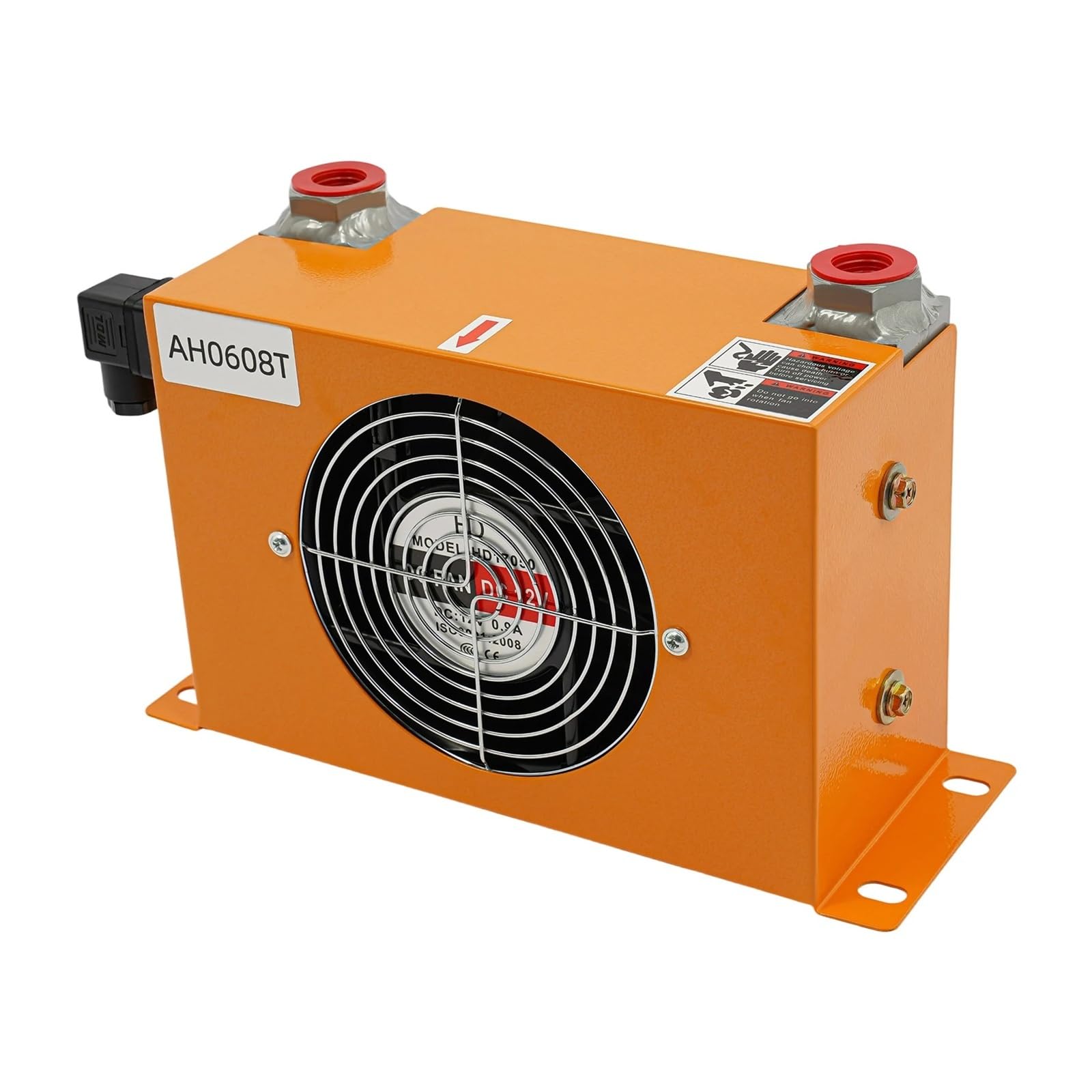 AH0608T 0L/Min 2300Kcal/H Radiatore dell'olio idraulico, Radiatore dell'olio motore interamente in rame, Radiatore compatto for impianto idraulico e lubrificazione Sostituzione