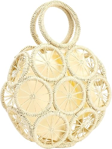 Bolsas grandes de paja para mujer, bolsa de playa tejida a mano, bolsa de playa de verano, bolsa de paja