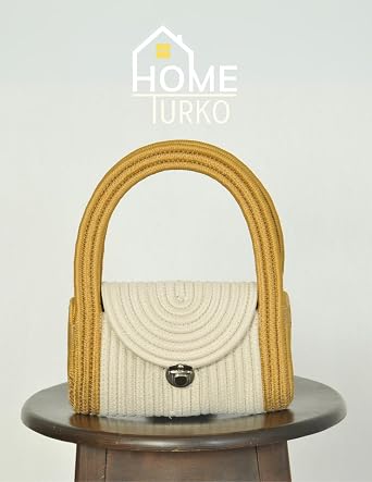 Bohemian Style Wicker Handbag   Jute Woven, Vintage & Ethnic Design, Lightweight and Durable Womens Bag for Daily and Special Day Use