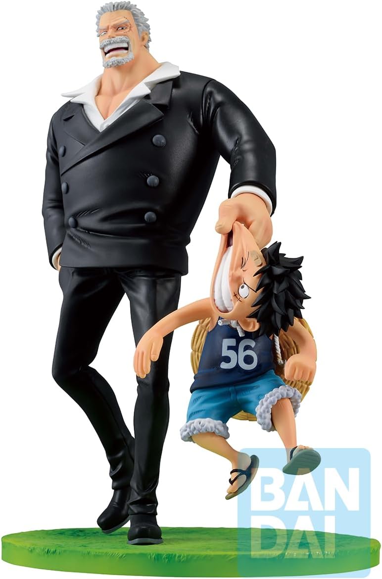 Ichibansho Figure - One Piece - Monkey D. Luffy & Monkey D. GARP (Road to Dawn) Revible Moment Collectible Statue