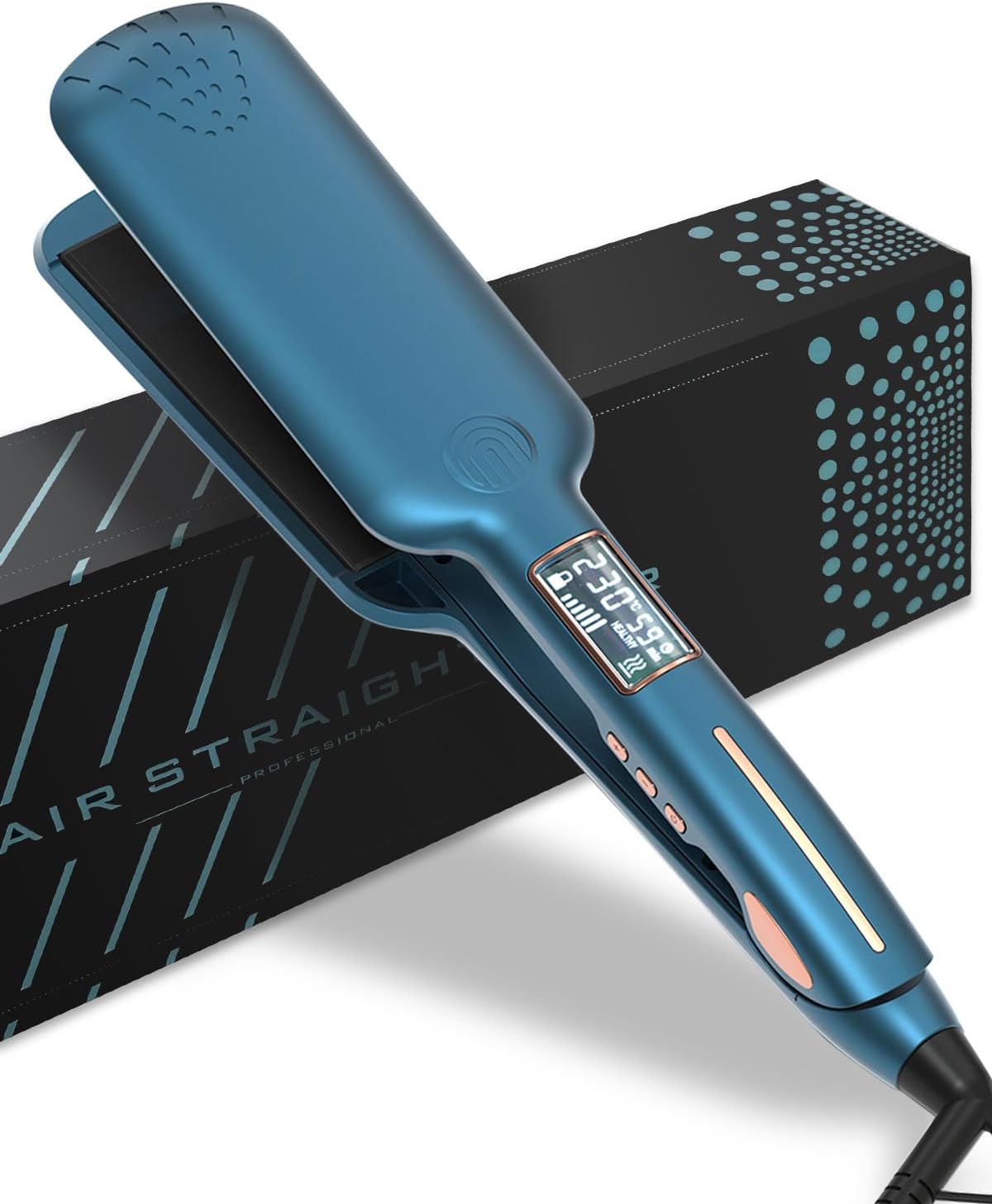 Rantizon Hair Straighteners for Women, Wide Plate Straighteners with