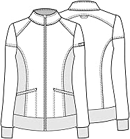 Vista 8 de Chamarra térmica iFlex de Cherokee con cierre