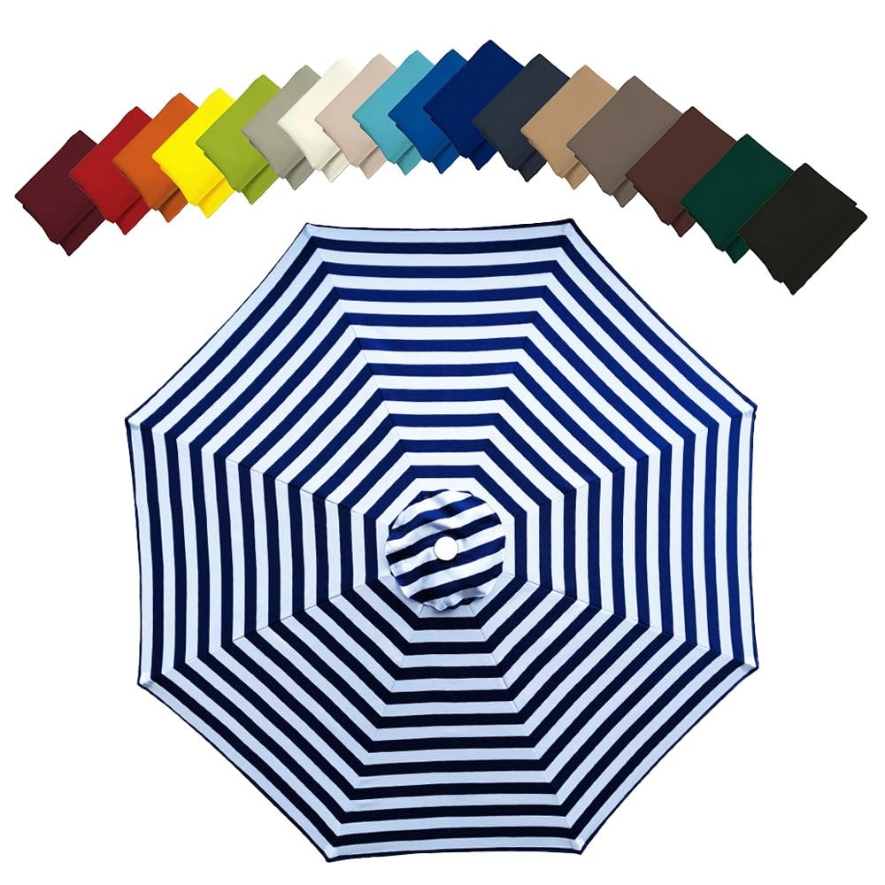 Copertura di ricambio per ombrellone, 8 stecche, 3 m, impermeabile, anti-UV, tessuto di ricambio, rosso | Leroy Merlin