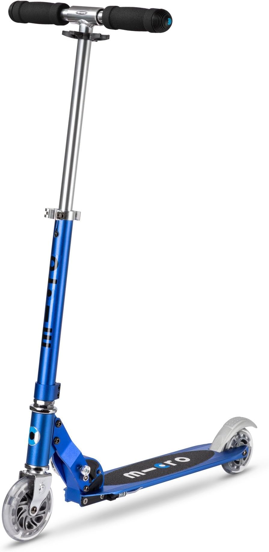 Kickboard | Sprite Foldable Kid & Teen Scooter for Ages 6+ | Children up to 220 lbs | 2 Wheel | Compact for Travel & Storage | Adjustable T Bar | Smooth Ride PU Wheels | Swiss Design