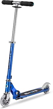 Micro Kickboard | Sprite Foldable Kid & Teen Scooter for Ages 6+ | Children up to 220 lbs | 2 Wheel | Compact for Travel & Storage | Adjustable T Bar | Smooth Ride PU Wheels | Swiss Design