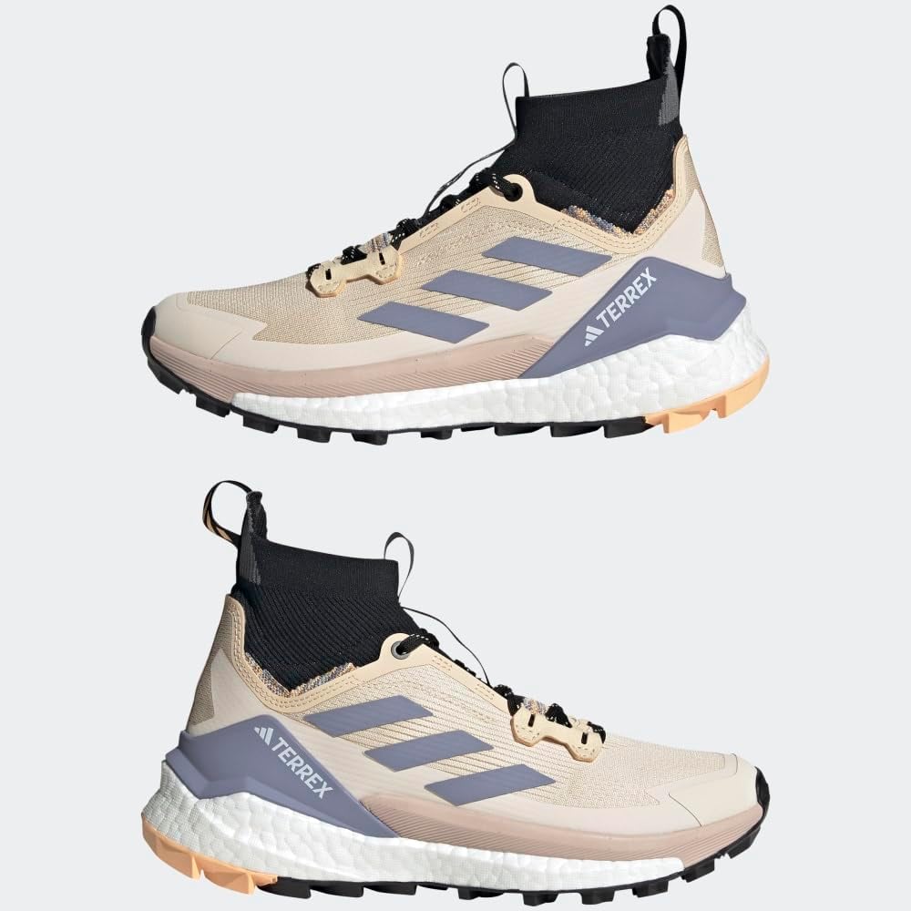 adidas Womens Terrex Free Hiker 2.0 Hiking Hiking Sneakers Shoes - Beige