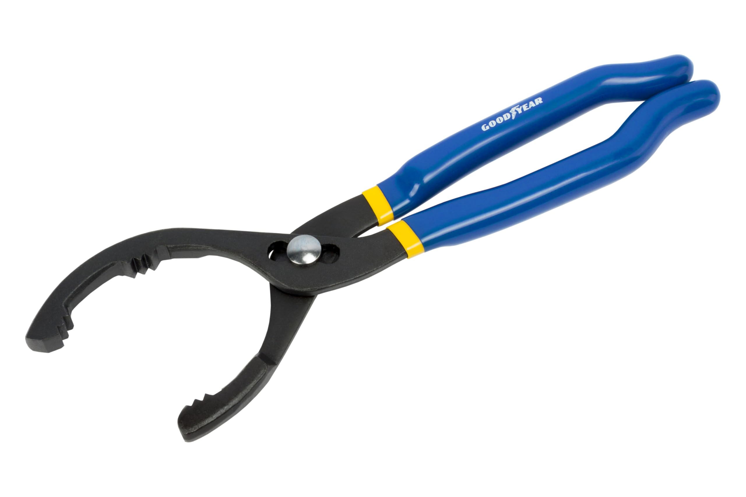 Goodyear Chiave per filtri olio da 60 a 114,3 mm / da 2,36“ a 4,5”. Strumento perfetto per la sostituzione dei filtri dell'olio. Con impugnatura antiscivolo.