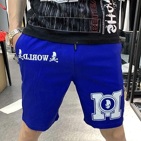 Amazon Co Jp ファッション ビーチパンツワイルド夏の新メンズカジュアルパンツプリント速乾性5点スポーツパンツ男性 Color B Size Xl 服 ファッション小物