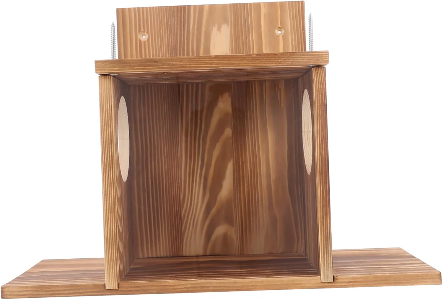 Squirrel Feeder Outdoor Feeding House for Backyard Squirrels Easy to Clean and Reusable Natural for Attracting Wildlife